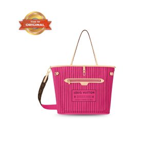 [Supper Vip] Louis Vuitton Neverfull Bandoulière Inside Out MM Rose For Women 31cm/12.2in M12257