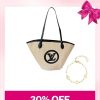 Love Set Louis Vuitton: Saint Jacques Raffia Bag + Sanhua Bracelet Gold – MassToneUS