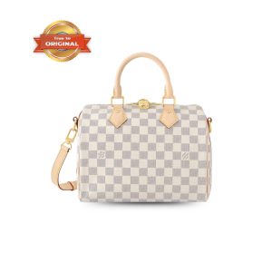 [Supper Vip] Louis Vuitton Speedy Bandoulière 25 Damier Azur Canvas For Women 25cm/9.8in N40608