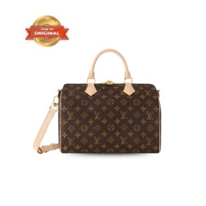 [Supper Vip] Louis Vuitton Speedy Bandoulière 30 Monogram Canvas Brown For Women 30cm/11.8in M46980