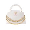 LOUIS VUITTON CAPUCINES BB SILVER SEA 21CM M12279