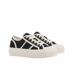GUCCI WOMEN CHUNKY SNEAKER BLACK 816879 FABZZ 1062