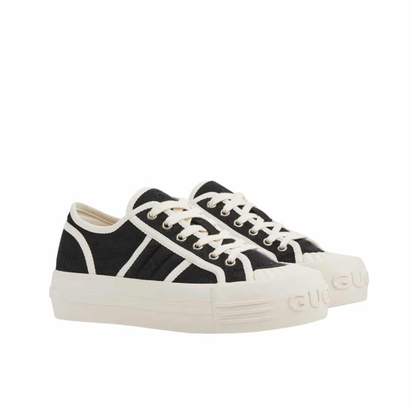 GUCCI WOMEN CHUNKY SNEAKER BLACK 816879 FABZZ 1062