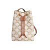 CELINE MICRO SAILOR IN TRIOMPHE CANVAS WHITE AND TAN 17CM 10M742GCE 01TA