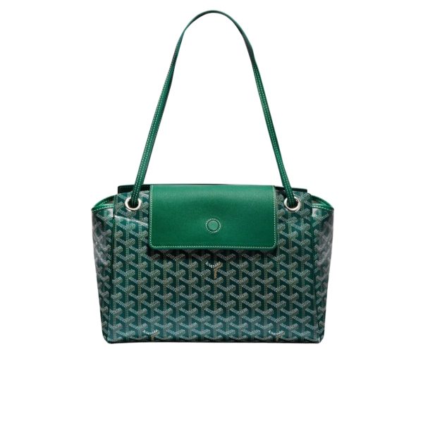 GOYARD ROUETTE SOUPLE BAG GREEN 31CM ROUETTPMLTY09CL09P