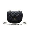 CHANEL 25C CLASSIC CLUTCH WITH CHAIN BLACK 16CM