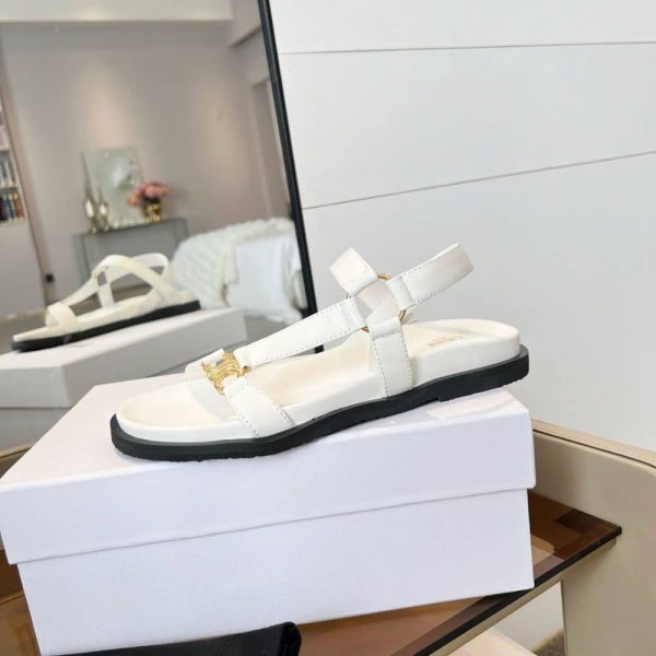 CELINE MAUD SANDAL WITH TRIOMPHE WHITE 362225042C 01BC