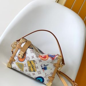 LOUIS VUITTON SIDE TRUNK MM MONOGRAM DUNE 23CM M14606