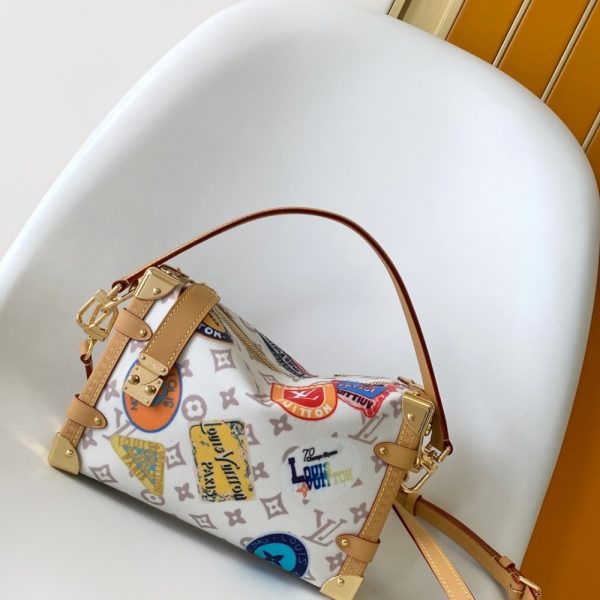 LOUIS VUITTON SIDE TRUNK MM MONOGRAM DUNE 23CM M14606
