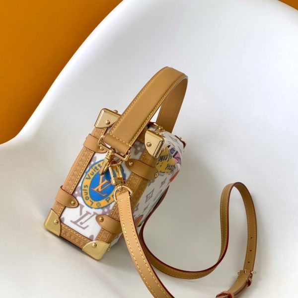 LOUIS VUITTON SIDE TRUNK MM MONOGRAM DUNE 23CM M14606