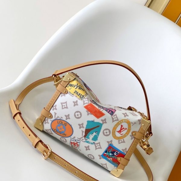 LOUIS VUITTON SIDE TRUNK MM MONOGRAM DUNE 23CM M14606