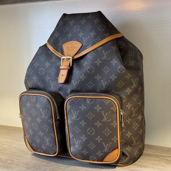 LOUIS VUITTON MONTSOURIS CARGO BACKPACK MONOGRAM ARCHIVE BROWN 39CM M14015