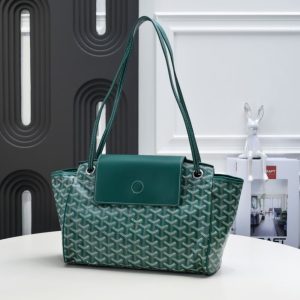 GOYARD ROUETTE SOUPLE BAG GREEN 31CM ROUETTPMLTY09CL09P