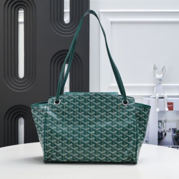 GOYARD ROUETTE SOUPLE BAG GREEN 31CM ROUETTPMLTY09CL09P