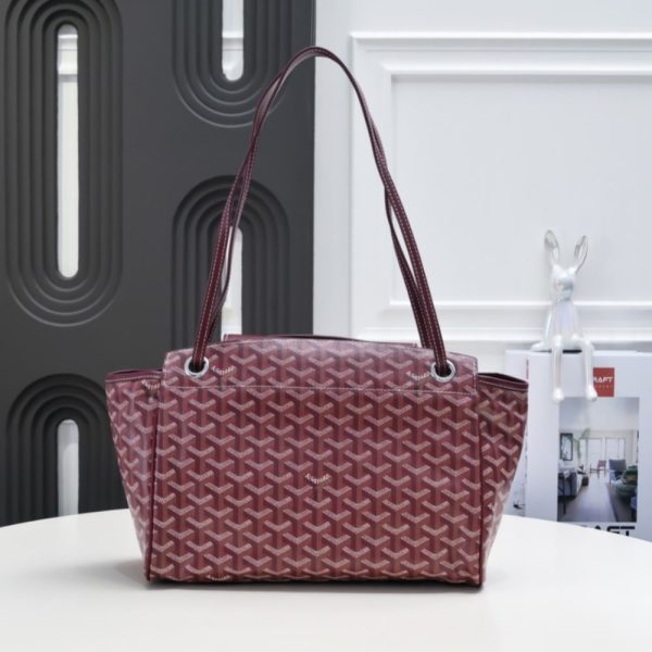 GOYARD ROUETTE SOUPLE BAG BURGUNDY 31CM ROUETTPMLTY33CL33P