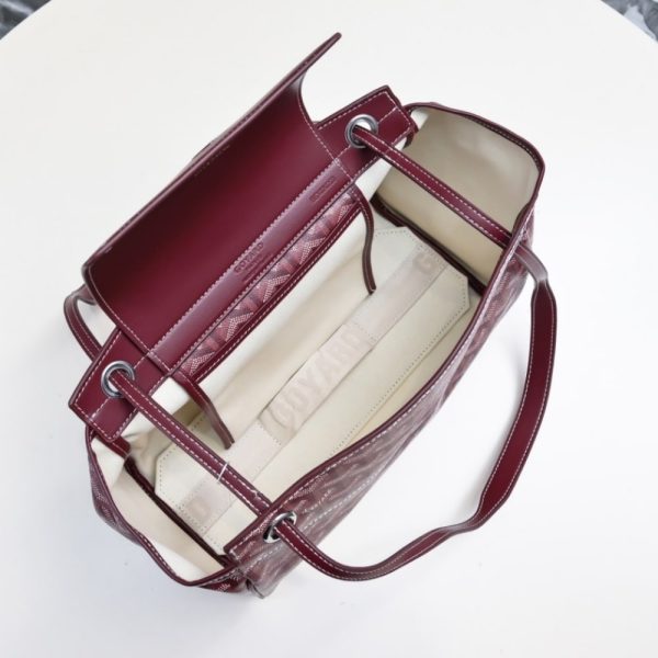 GOYARD ROUETTE SOUPLE BAG BURGUNDY 31CM ROUETTPMLTY33CL33P