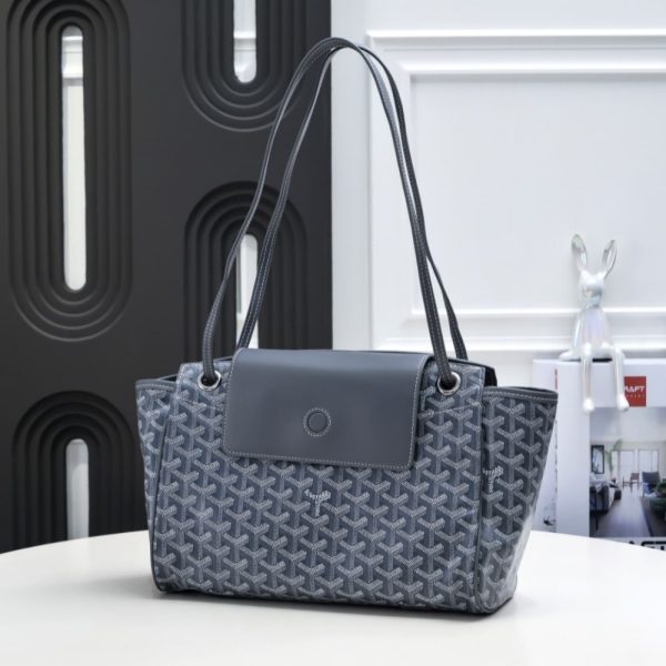 GOYARD ROUETTE SOUPLE BAG GREY 31CM ROUETTPMLTY51CL51P