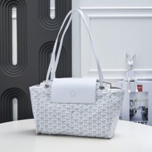 GOYARD ROUETTE SOUPLE BAG WHITE 31CM ROUETTPMLTY50CL50P