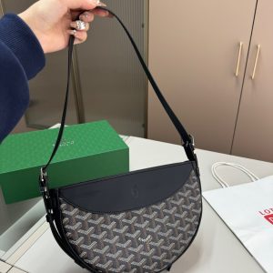 GOYARD HIRONDELLE BAG BLACK 24CM HIRONDPMLTY01CL01P