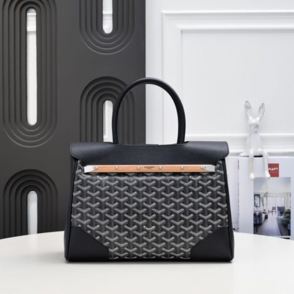 GOYARD SAÏGON TOTE BAG BLACK 34CM SAIGOCMMLTY01CL01P