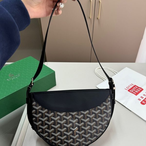 GOYARD HIRONDELLE BAG BLACK 24CM HIRONDPMLTY01CL01P