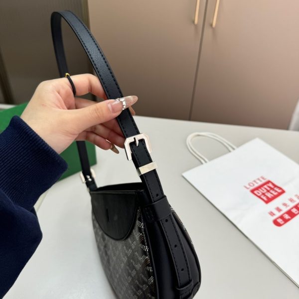 GOYARD HIRONDELLE BAG BLACK 24CM HIRONDPMLTY01CL01P