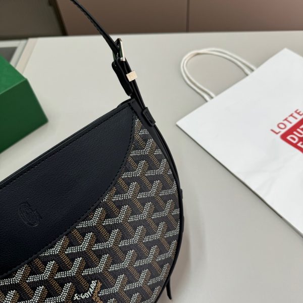 GOYARD HIRONDELLE BAG BLACK 24CM HIRONDPMLTY01CL01P