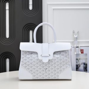 GOYARD SAÏGON TOTE BAG WHITE 34CM SAIGOCMMLTY50CL50P