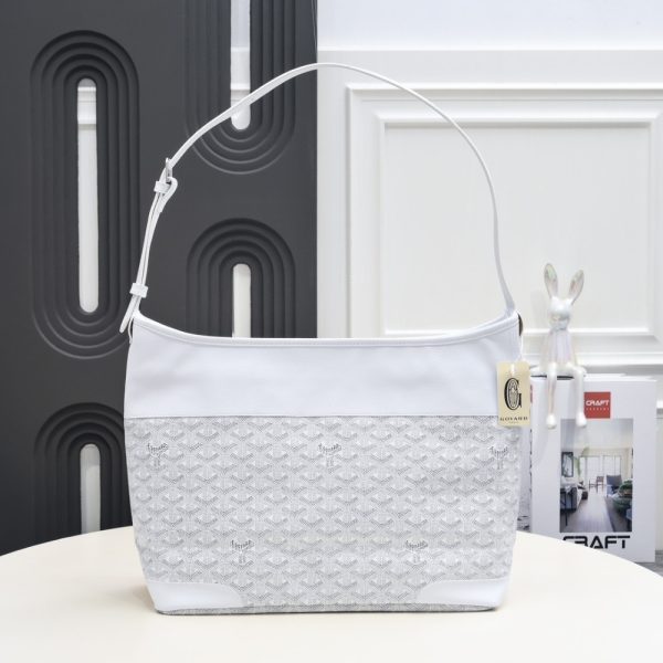 GOYARD GRENADINE HOBO BAGS WHITE 42CM