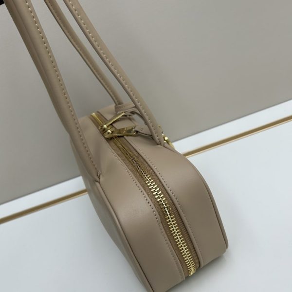 MIUMIU BEAU BAG SAND BEIGE 28CM 5BB173 2CRW F0036 V OTM