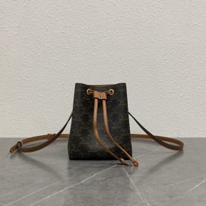 CELINE MICRO SAILOR IN TRIOMPHE CANVAS TAN 17CM 10M742GCE 04LU