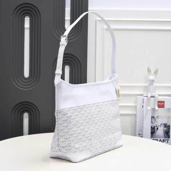 GOYARD GRENADINE HOBO BAGS WHITE 42CM