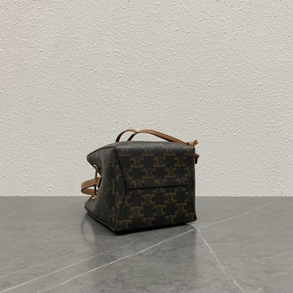 CELINE MICRO SAILOR IN TRIOMPHE CANVAS TAN 17CM 10M742GCE 04LU