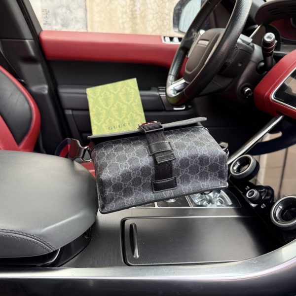 GUCCI GG BLACK MINI BAG BLACK 20CM 816953 FAD8C 1049