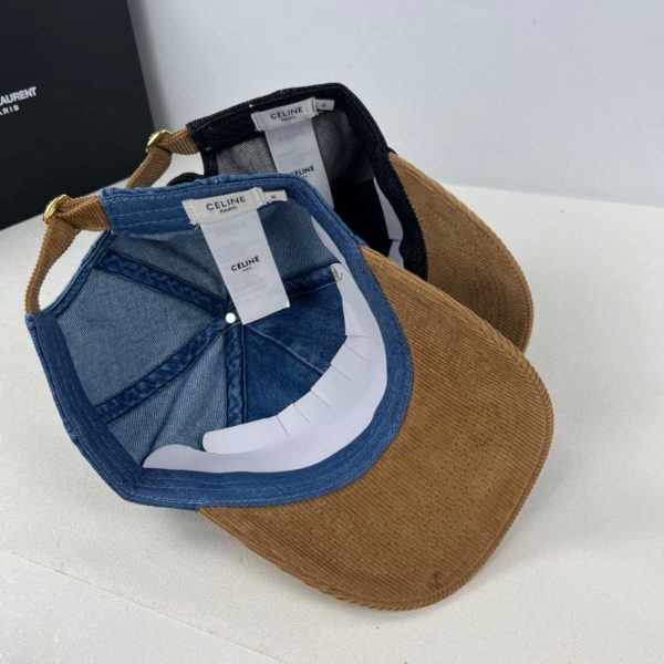 CELINE TRIOMPHE BASEBALL CAP IN UNION WASH BLUE