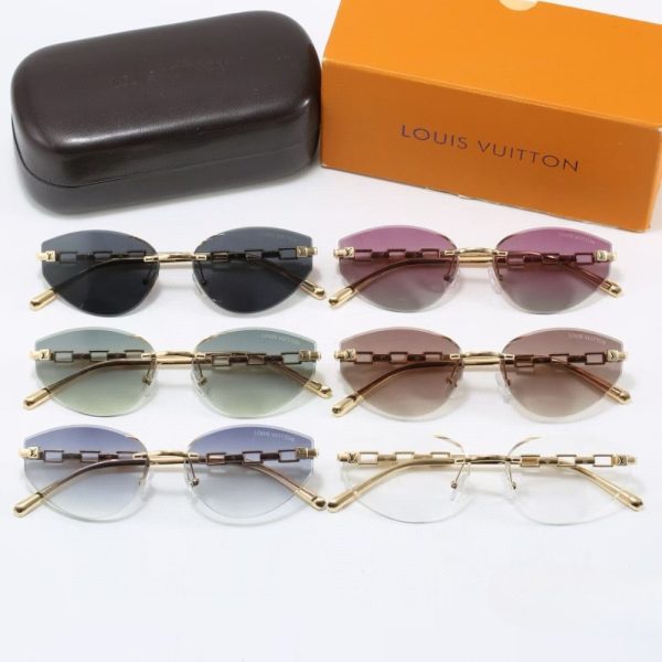 LOUIS VUITTON ICONIQUE FÉLINE SUNGLASSES TRANSPARENT