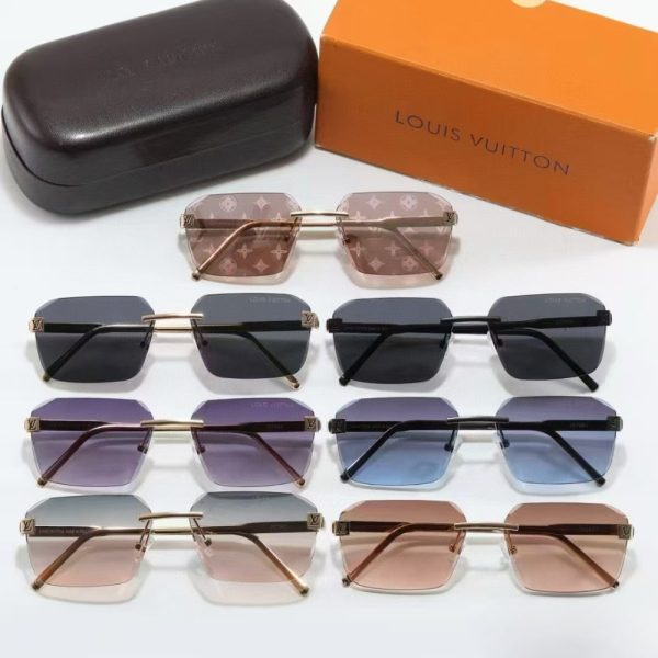 LOUIS VUITTON LV LOW SQUARE SUNGLASSES PURE WHITE