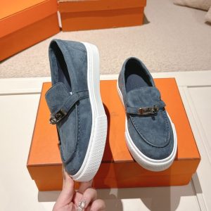 HERMES GAME SLIP ON SNEAKER BLUE