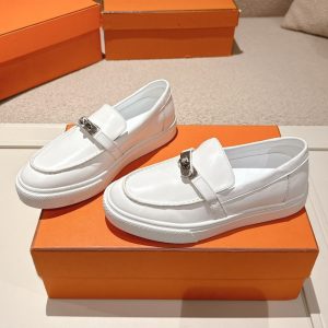HERMES GAME SLIP ON SNEAKER BLANC H231727ZH90395
