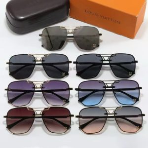 LOUIS VUITTON PRESTIGE AVIATOR SUNGLASSES BLUE