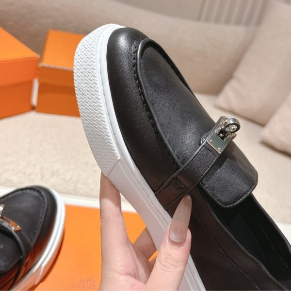 HERMES GAME SLIP ON SNEAKER NOIR H231015Z 02370