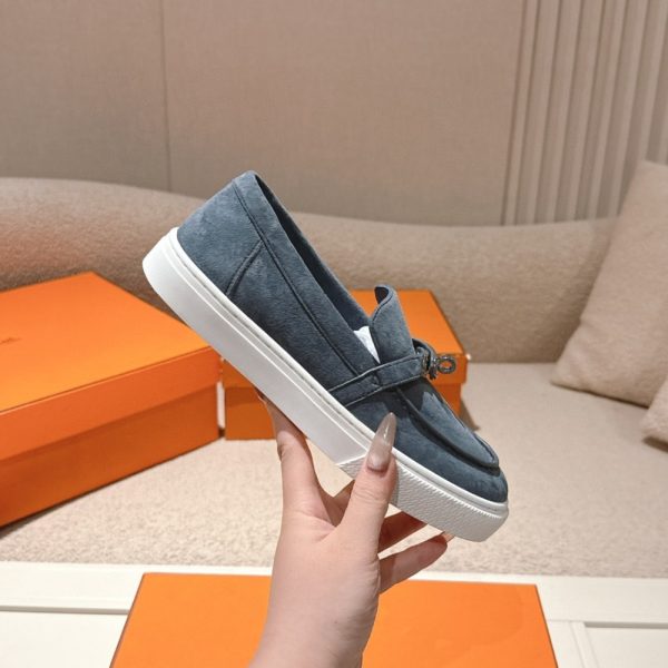 HERMES GAME SLIP ON SNEAKER BLUE