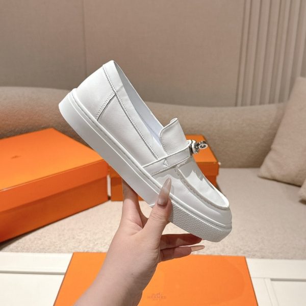 HERMES GAME SLIP ON SNEAKER BLANC H231727ZH90395