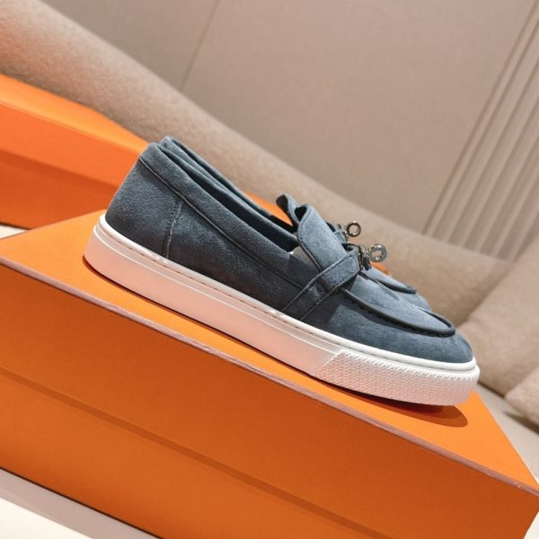 HERMES GAME SLIP ON SNEAKER BLUE
