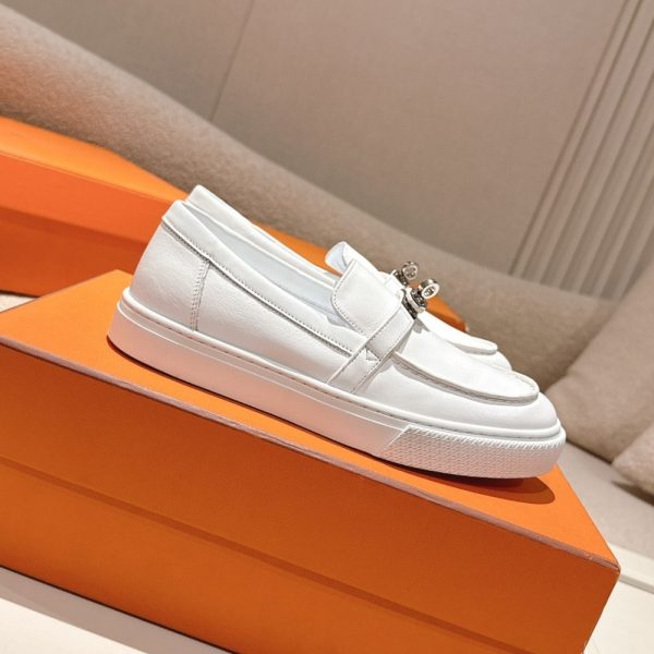 HERMES GAME SLIP ON SNEAKER BLANC H231727ZH90395
