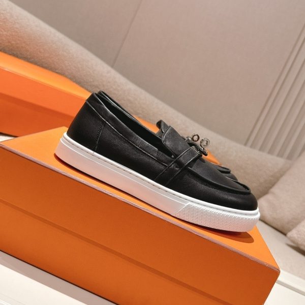 HERMES GAME SLIP ON SNEAKER NOIR H231015Z 02370