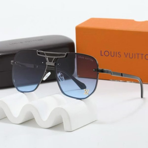 LOUIS VUITTON PRESTIGE AVIATOR SUNGLASSES BLUE