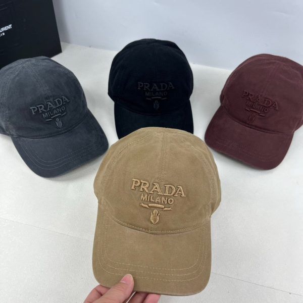 PRADA CANVAS BASEBALL CAP BEIGE 1HC274 2C1S F0006