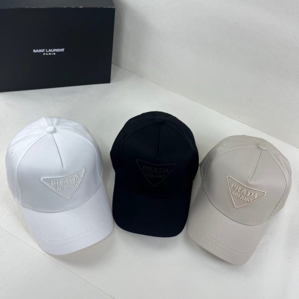PRADA DRILL BASEBALL CAP BLACK 1HC179 2FMB F0002