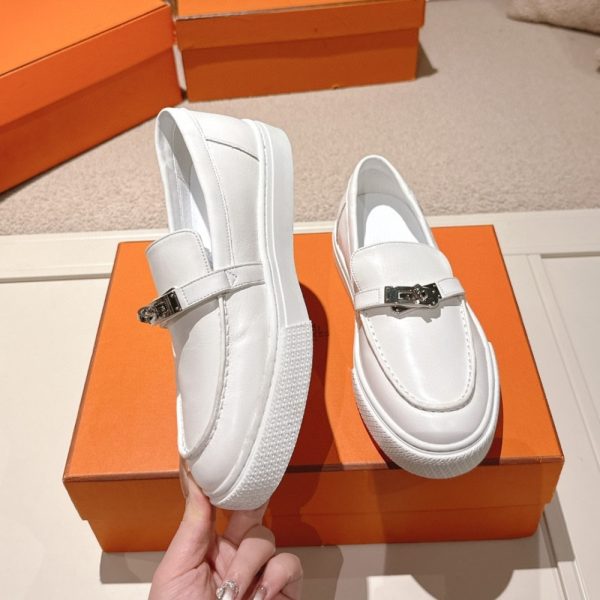 HERMES GAME SLIP ON SNEAKER BLANC H231727ZH90395